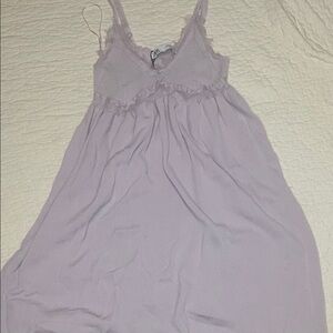 Zara Lilac Lace Chemise